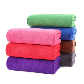 Custom Wholesale Fast Dry Lightweight Soft Drying Wrapped Microfiber Kitchen Absorbent coral fleece Micro Fiber Hair Towel