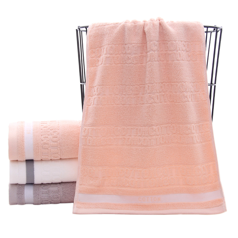 Cotton OEM custom towel  jacquard face towel