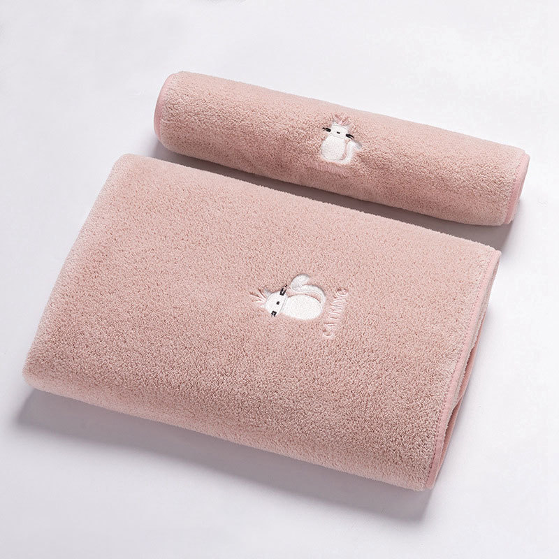 Bath towel Women's household non-pure cotton absorbent men's towel