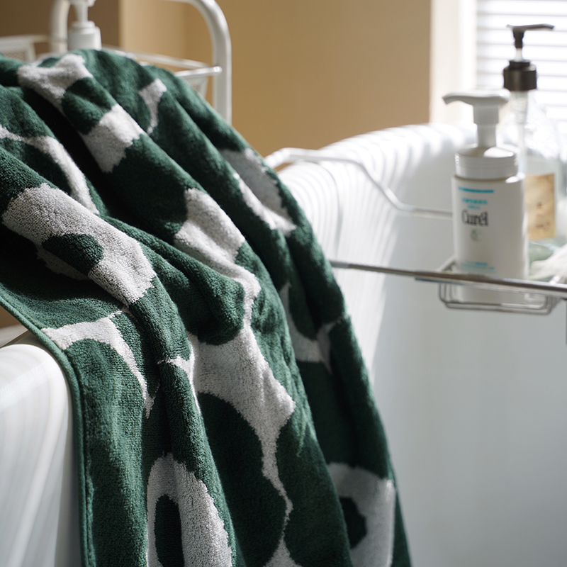 Bath towel Cotton household absorbent quick drying bath soft jacquard towel