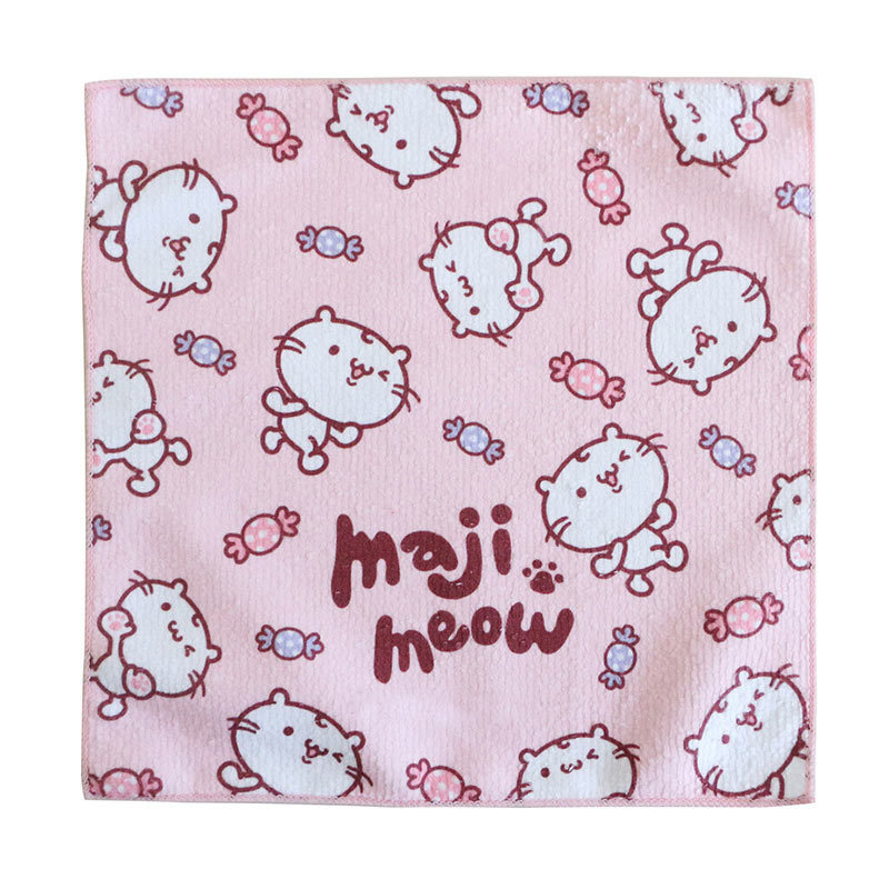 Pink Kawaii Cats Microfiber Kids Animal Hand Towel Manufacturer