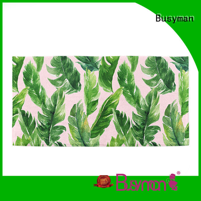 Busyman cotton beach towel suitable for swimming