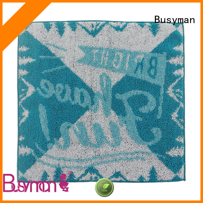 Busyman high quality fabric cotton hand towel widely employed for beauty salon
