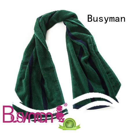 Busyman bamboo gym towel best for advertising