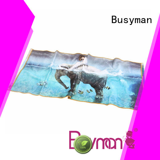 Busyman distinctive hand towel printing