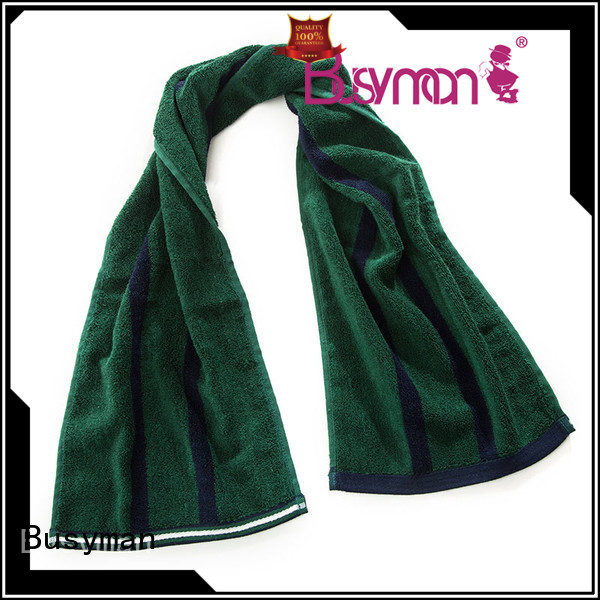 Busyman bamboo sports towel widely applied for campaign