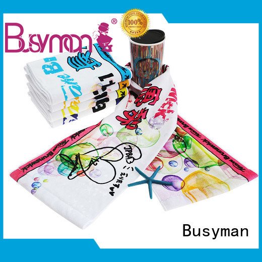 Busyman comfortable custom sport towel perfect for sports