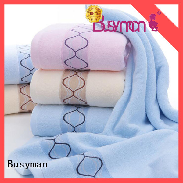 Busyman soft bamboo hand towel nice user experience for kids